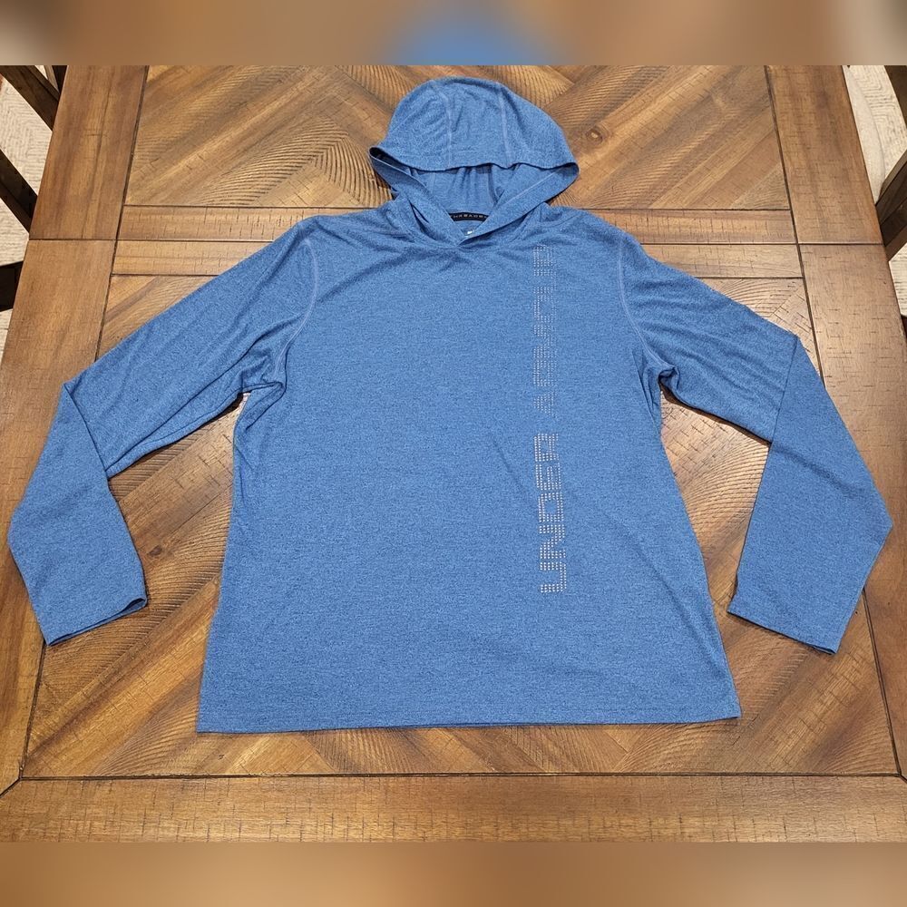 Womans Under Armour Blue Hoodie Medium